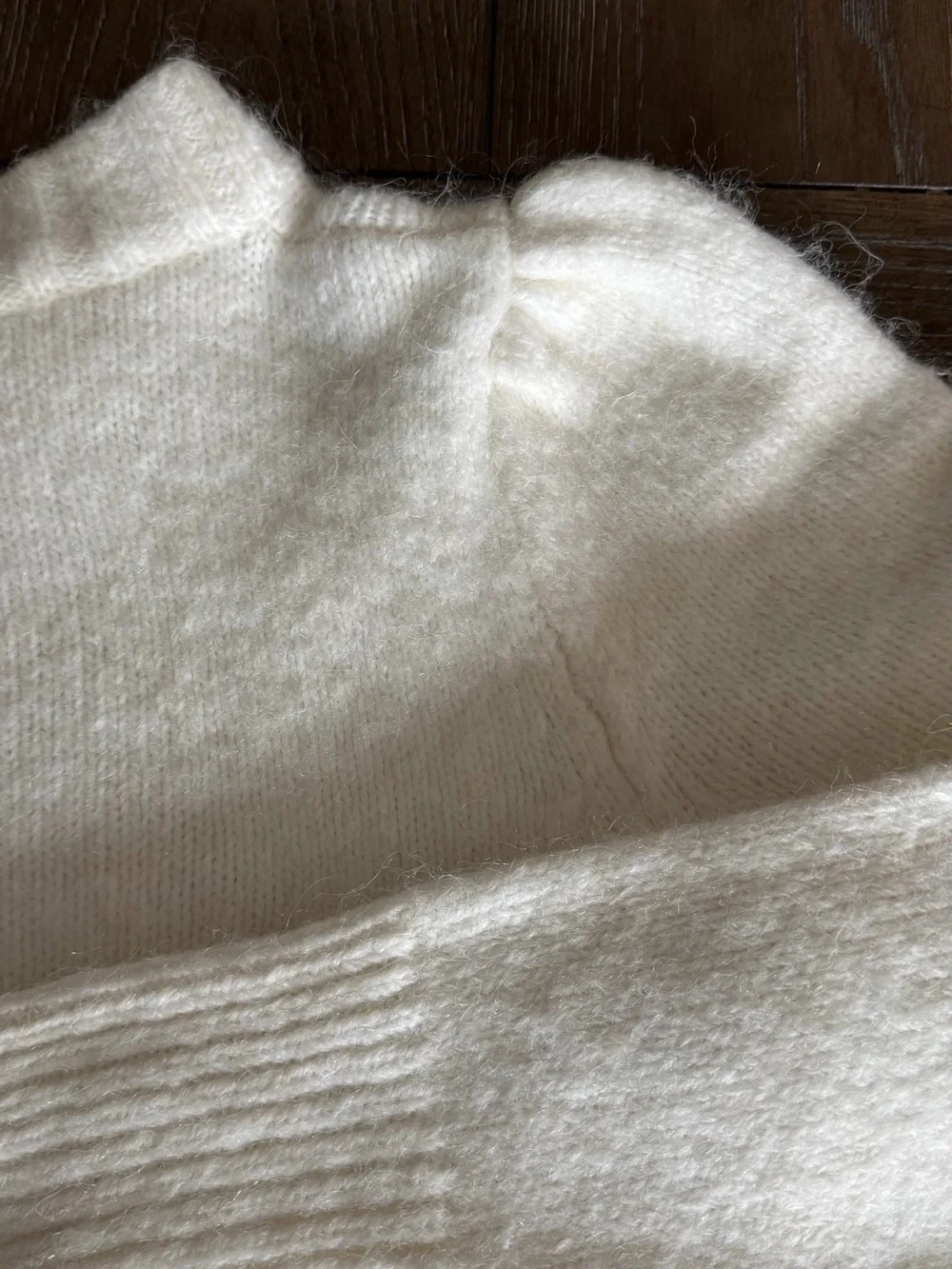 J. Crew Cream Fuzzy Crewneck Sweater - Picture 8 of 12